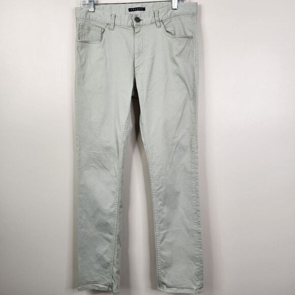 Theory Mens Slim Fit Chino Style Soft Jeans 32x30 - Picture 2 of 6